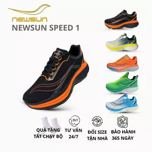 Giày Chạy Bộ New Sun Speed 1 – Đế EVA Đàn Hồi – Nhẹ Êm – Thoáng Khí – Chạy 1–15km – Sneaker Thể Thao Nam Nữ