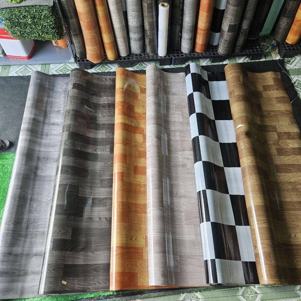 Thảm simili Vân gỗ trải sàn, combo 40m2(2m x 20m) trải sàn nhà, văn phòng, phòng khách, nhà kho
