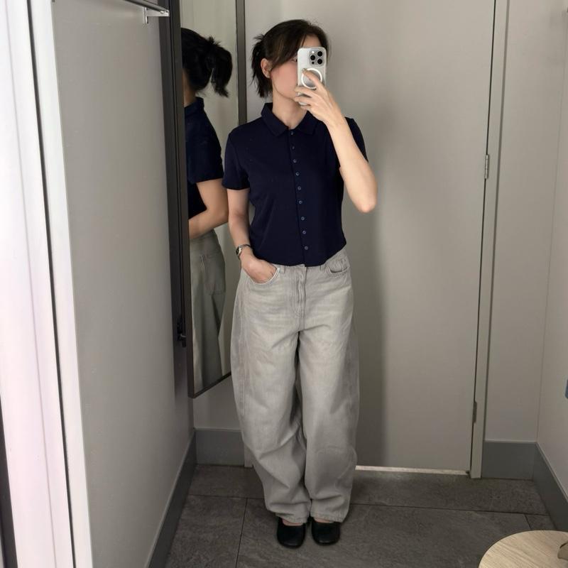 [A25] ÁO POLO LỬNG NGẮN TAY PHÒNG CÁCH HÀN QUỐC CHẤT LIỆU COTTON BORIP MỀM MẠI THOÁNG KHÍ SIZE S M L XL TỪ 35 - 68