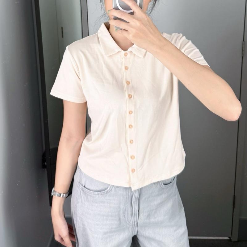 [A25] ÁO POLO LỬNG NGẮN TAY PHÒNG CÁCH HÀN QUỐC CHẤT LIỆU COTTON BORIP MỀM MẠI THOÁNG KHÍ SIZE S M L XL TỪ 35 - 68