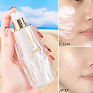 Kem Chống Nắng Nâng Tone SUNSCREEN SPF50+++ UVA / UVB, Bảo Vệ Da Tối Ưu, Giữ Lớp Makeup Lâu Trôi, Thỏ Cosmetic