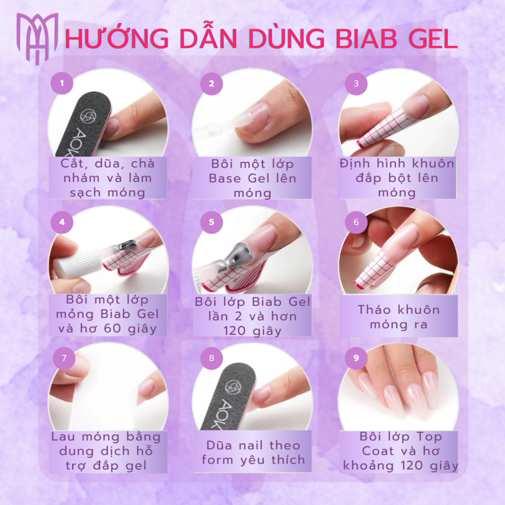 BIAB Gel 5 In 1 Born Pretty 15ml – Nối Móng, Gel Làm Dày Móng, Tạo Độ Cứng, Dễ Shape, Bám Tốt