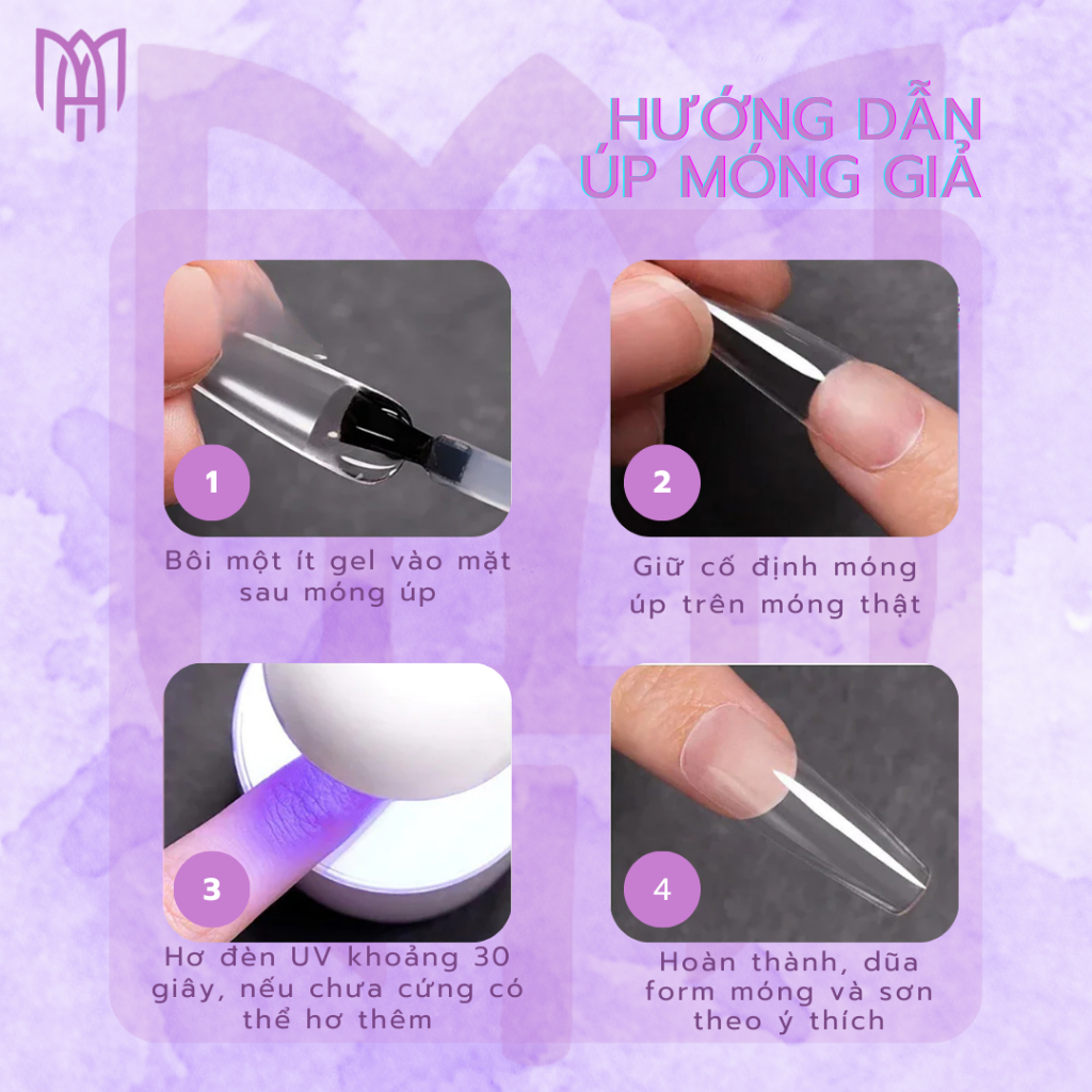Glue Gel 6 in 1 Born Pretty 15ml – Keo Dán Móng, Dán Đá, Móng Giả, Móng Đắp Gel, Dùng Được Lâu