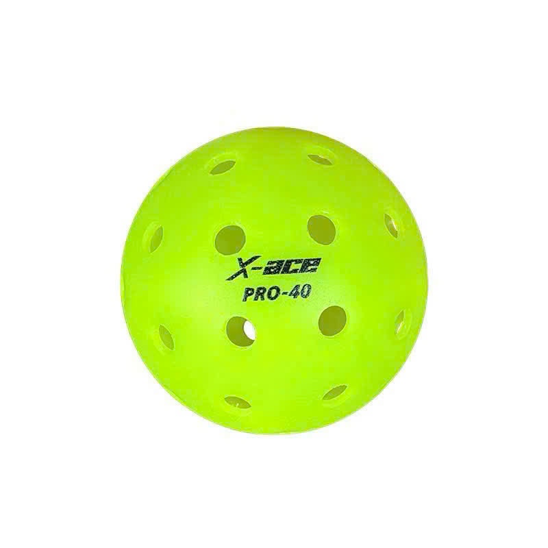 Bóng Pickleball X-ACE Pro 40 đạt chuẩn thi đấu , bóng đúc nguyên khối đạt độ chính xác và độ bền cao