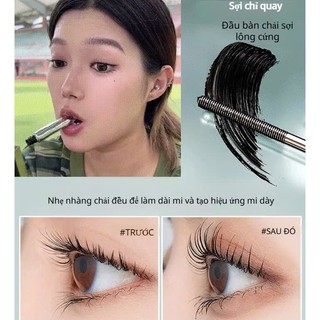 Chuốt Mi LijieYou Giúp Mi Cong Và Dày Tự Nhiên Cao Cấp, Mascara LijieYou Làm Dài Mi Chống Nhòe Chống Thấm Vân Thỏ Beauty