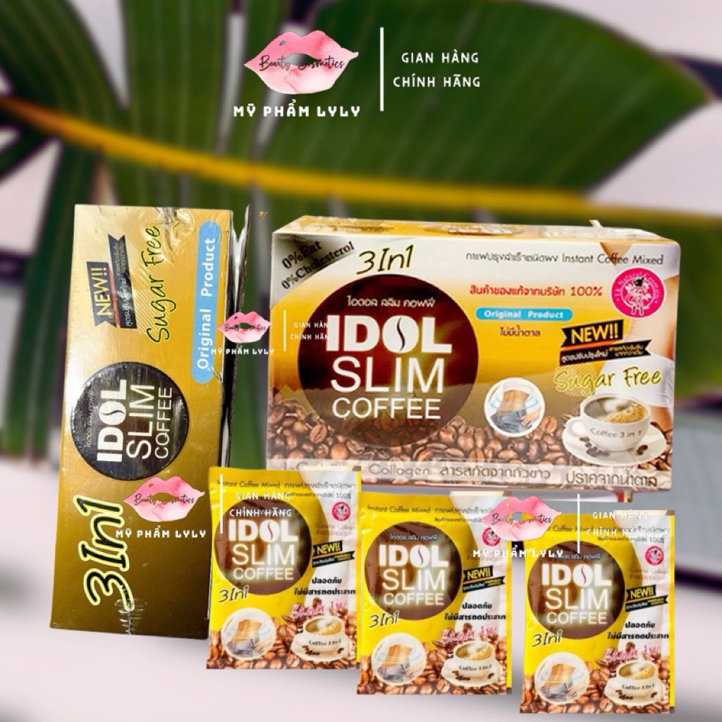 Cà Phê IDOI 3in1 Thái Lan dáng đẹp,Thơm Ngon Dễ Uống 10 gói pha