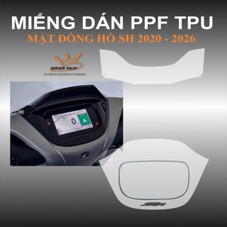 Miếng dán PPF TPU cao cấp bảo vệ mặt đồng hồ xe SH 2026, phục hồi xước lông mèo chống trầy hiệu quả