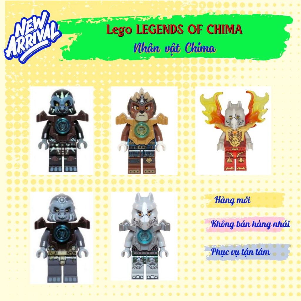 Nhân vật LEGO The Legends of Chima Minifigures Huyền Thoại Chima ...