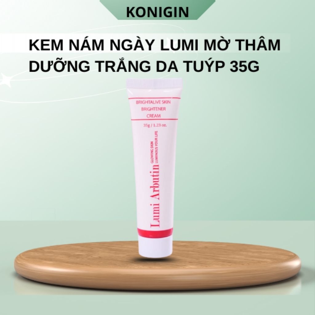 Kem Ngày Lumi Arbutin Dưỡng Trắng Da Mờ Thâm Nám, Cấp Ẩm Sâu, Ngừa Mụn, Làm Nền Nhẹ