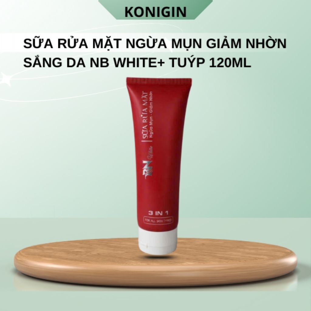 Sữa Rửa Mặt BNW+ Plus Giúp Da Sạch Thoáng, Mịn Da, Hạn Chế Bóng Nhờn Tuýp 120ml
