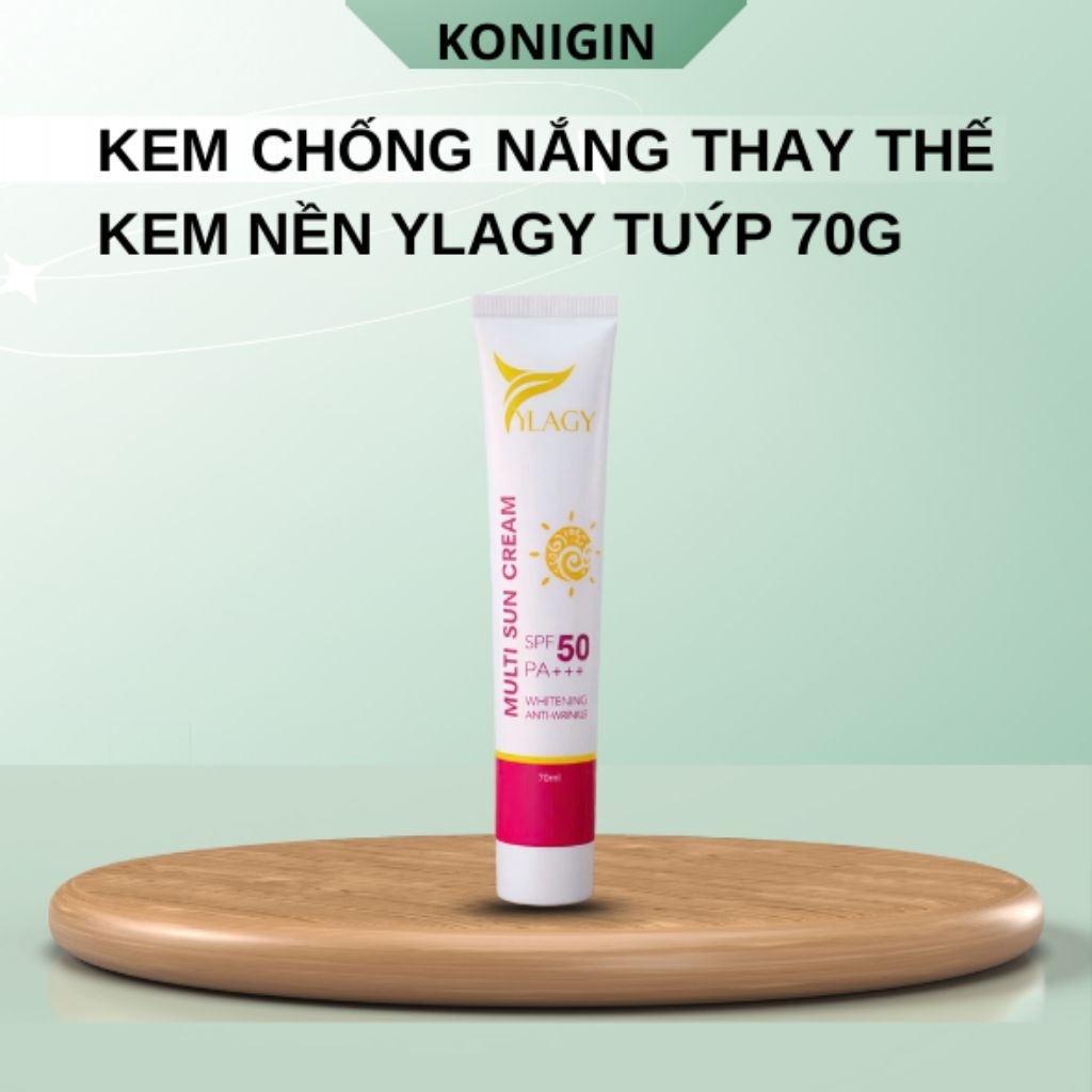 Kem Chống Nắng LAGY Dưỡng Trắng, Ngăn Ngừa Lão Hóa, Chống Tia UV  Cho Mọi Loại Da Tuýp 70ml