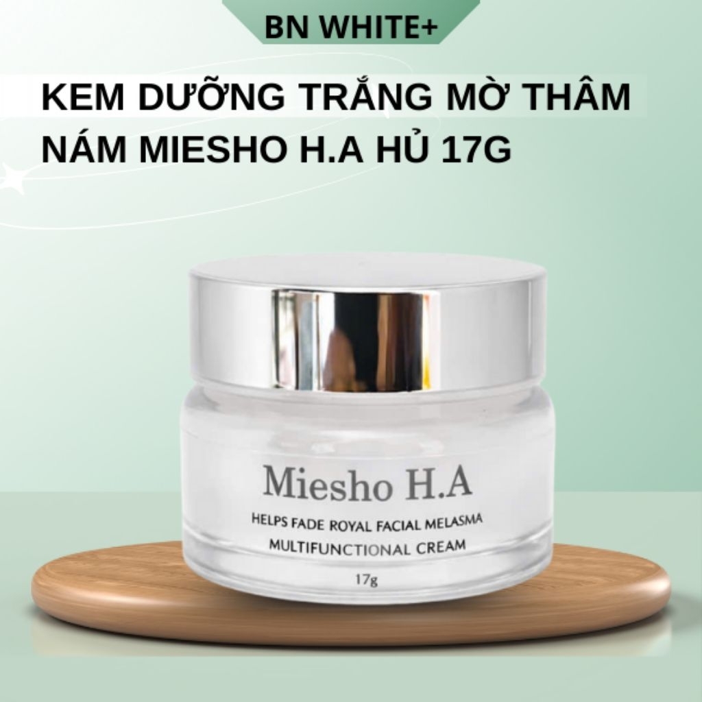Kem Dưỡng Da Miesho HA Dưỡng Ẩm Chăm Sóc Da Hàng Ngày Làm Đều Màu Làm Mềm Giúp Da Sáng Khỏe Hủ 17g