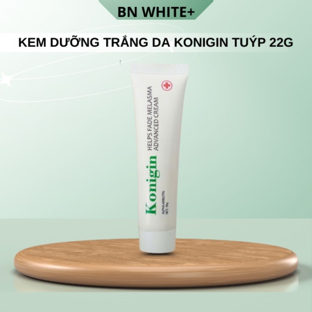 Kem Dưỡng Trắng Da Konigin Cấp Ẩm Sâu, Làm Sáng Da, Giảm Sạm Nám, Phục Hồi Da Khỏe Mịn Tuýp 30g