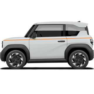 Tem 2 bên Sườn Xe Ô tô VF3, Team Decal Oto-Tem 2 bên sườn Cực Chất, Hàng 3 Lớp Chất Lượng Cao chỉ đen đỏ