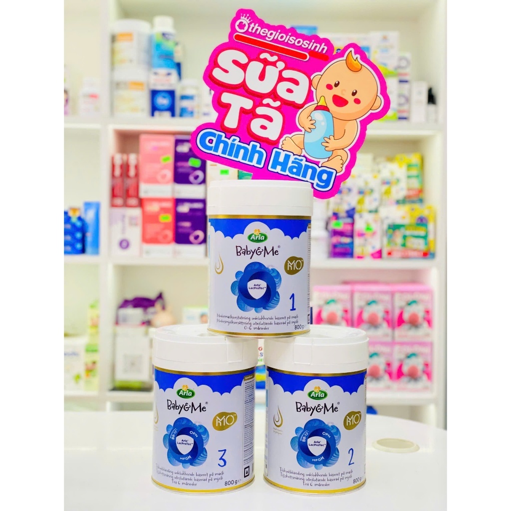 [🔥DEAL SỐC CÓ HẠN🔥] Sữa Arla Baby&Me HMO Bổ Sung 5 HMO, OPN, BB-12-Bé Lớn Khôn Từng Ngày TGSS