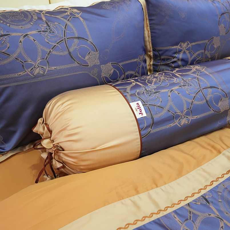 Bộ chăn ga gối lụa tencel gỗ sồi 100% Hàn Quốc Julia 877