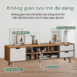 Nido Kệ Tivi Tủ 80/75/65/55 inch khả năng chứa đồ lớn làm có chịu tải trọng 200kg