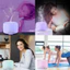 Máy khuếch tán tinh dầu trụ tròn, Máy phun sương tạo ẩm có thể thay đổi màu sắc