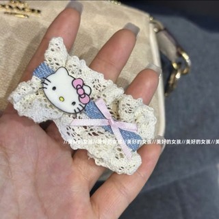 Kẹp tóc nữ tiểu thư nơ đỏ xinh xắn phụ kiện tóc ngọt ngào