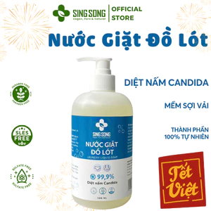 Nước Giặt Đồ Lót, Đồ Lụa SingSong. giặt tay, an toàn cho da - 500ml