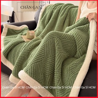 ⚜️ĐẲNG CẤP⚜️Mền Lông Cừu 2 Mặt Cao Cấp Nhập Khẩu 2m3x2m Đắp Ấm, Mềm Mại, Nặng 2,2kg _ Chăn Ga Sỉ HCM