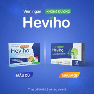 Viên ngậm Heviho - Hỗ trợ giảm ho từ thảo dược
