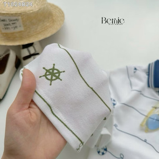 Bộ Bé Trai Polo Mùa Hè Beernie Họa Tiết Biển Xanh từ 1tuổi đến 7 tuổi  ( 8-24kg )