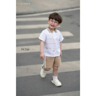 Bộ Bé Trai Polo Mùa Hè Beernie Họa Tiết Biển Xanh từ 1tuổi đến 7 tuổi  ( 8-24kg )