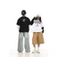 Áo Thun Local Brand VIBESTU " With Me ", Áo Thun Boxy Form Rộng Unisex 250Gsm 100% Cotton