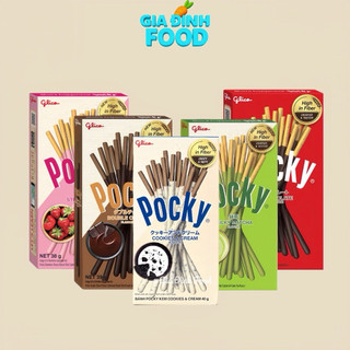 BÁNH Glico Pocky Kem C- hocolate/ Kem dâu/ Matcha/ Double Choco/ Kem cookies & cream - 40g