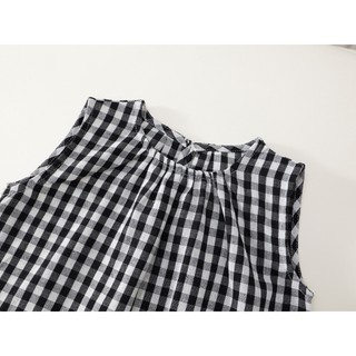 Set Bộ Bé Gái, Đồ Bộ Bé Gái Thiết Kế Kẻ Caro Phối Ren Tiểu Thư Mềm Mại Chất Liệu Cotton Thoáng Mát