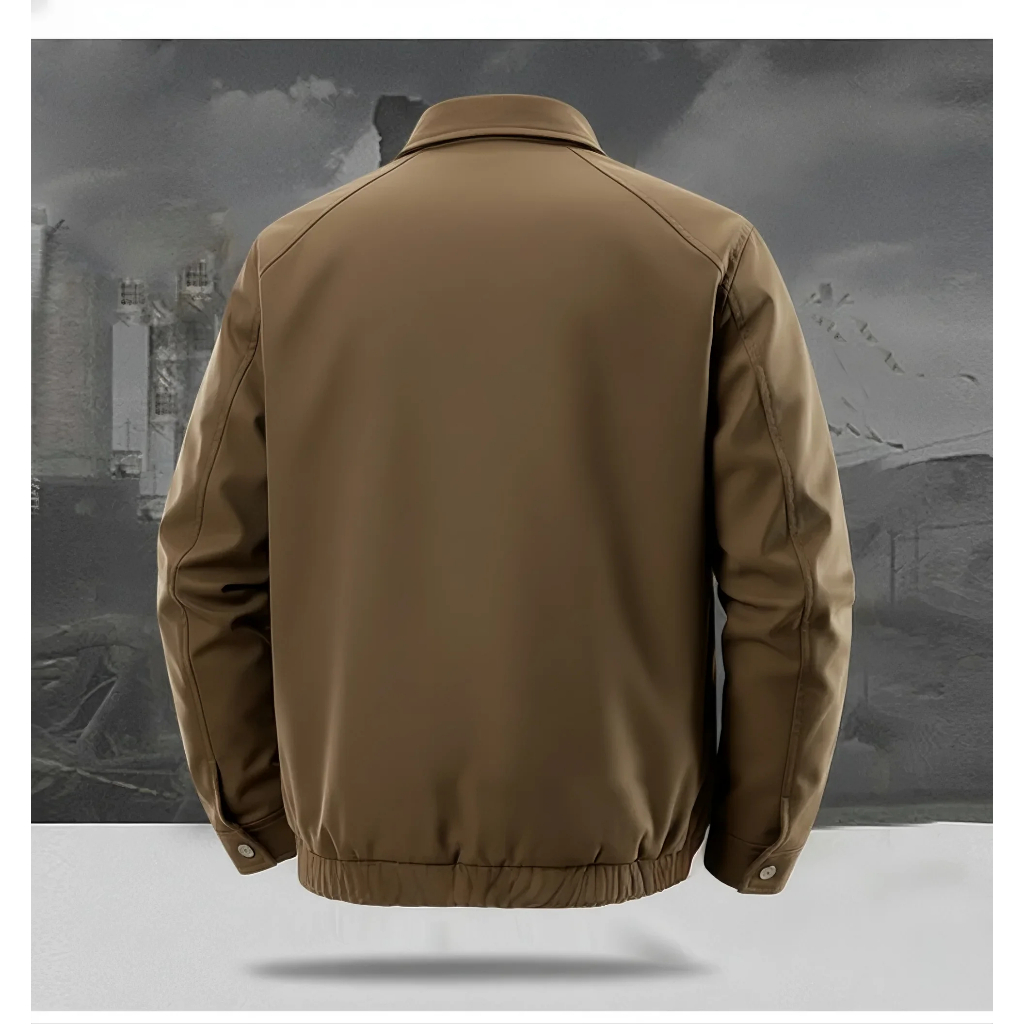 Áo Khoác Dù Nam Cao Cấp Khóa Kéo, Áo Jacket Nam Cổ Bẻ Form Chuẩn, Dày Dặn Lót Trong Thoáng Khí( có túi trong) SKD50