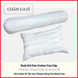 📣Ruột Gối Microfiber Cotton 3F Cao Cấp Chuẩn Khách Sạn, Êm Ái, Giữ Form Tốt, Siêu Ưng_Chăn Ga Sỉ HCM