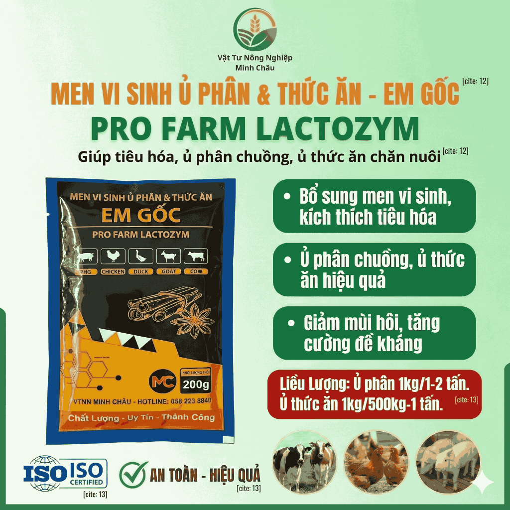 [Freeship Xtra] 2 gói Men Vi Sinh Ủ Phân EM