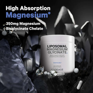[Magie Nhập Khẩu Mỹ Chính Ngạch] TPBVSK Viên Uống Hỗ Trợ Sức Khỏe Codeage Liposomal Magnesium, Fullbox 240 Viên