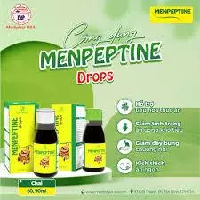 Men tiêu hóa menpeptine drops 90ml dạng chai, hỗ trợ tiêu hóa
