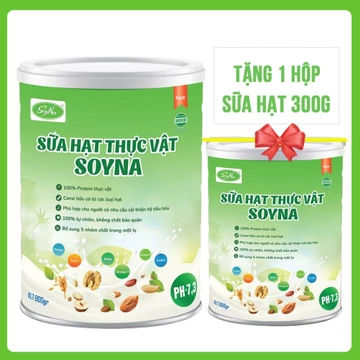 Sữa Hạt Thực Dưỡng SoyNa 800g chính hãng (mẫu mới 2026), date mới tặng kèm hộp sữa hạt 300g