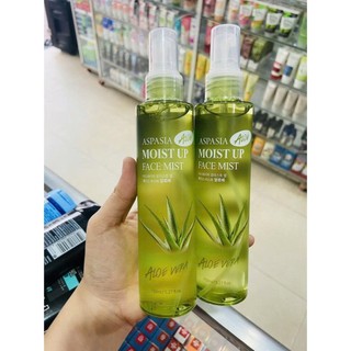 Aspasia Moist Up Face Mist Aloe – Xịt Khoáng Lô Hội Cấp Ẩm Tức Thì (150ml)
