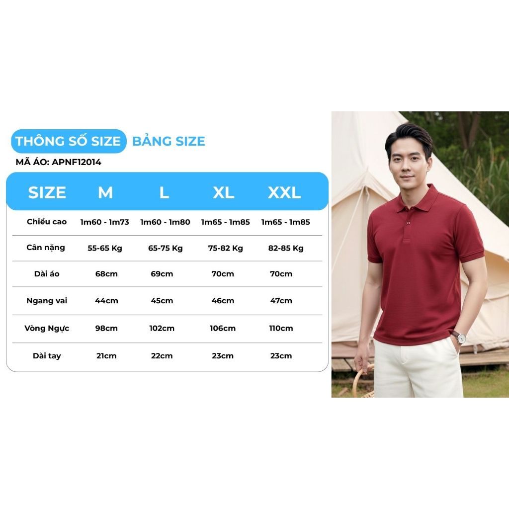 Áo Polo Nam GUMAC Form Suông Cổ Bẻ Phối Viền Thanh Lịch APNF12014