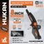Máy cưa xích chạy pin HUKAN G1-CX1108, Lam xích 8inch - Tốc độ cao 4.100v/p - Chân pin phổ thông