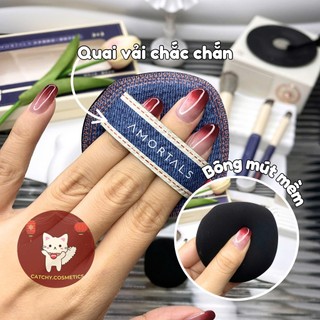 [AMORTALS] Set 3 Bông Mút Và 3 Cọ Jeans AMORTALS Trang Điểm Cơ Bản, Just-The-One Beginner's Set