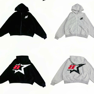 Hot Trendy  "Hoodie Zip Unisex Eight Start với Thiết Kế Zip từ BoXY - N.E.K.K"- Áo khoác nỉ