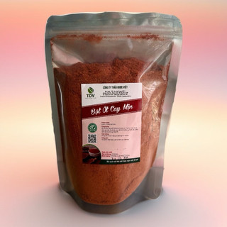 Ớt bột mịn cay nồng dùng nấu mì cay, làm kim chi, nguyên chất 100%, hàng công ty Thảo Dược Việt