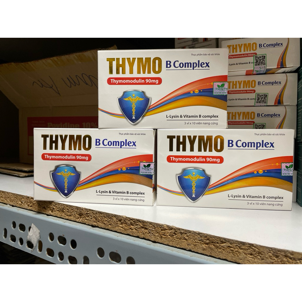 Thymo B Complex hộp 3 vỉ x 10 viên tăng sức đề kháng | Shopee Việt Nam