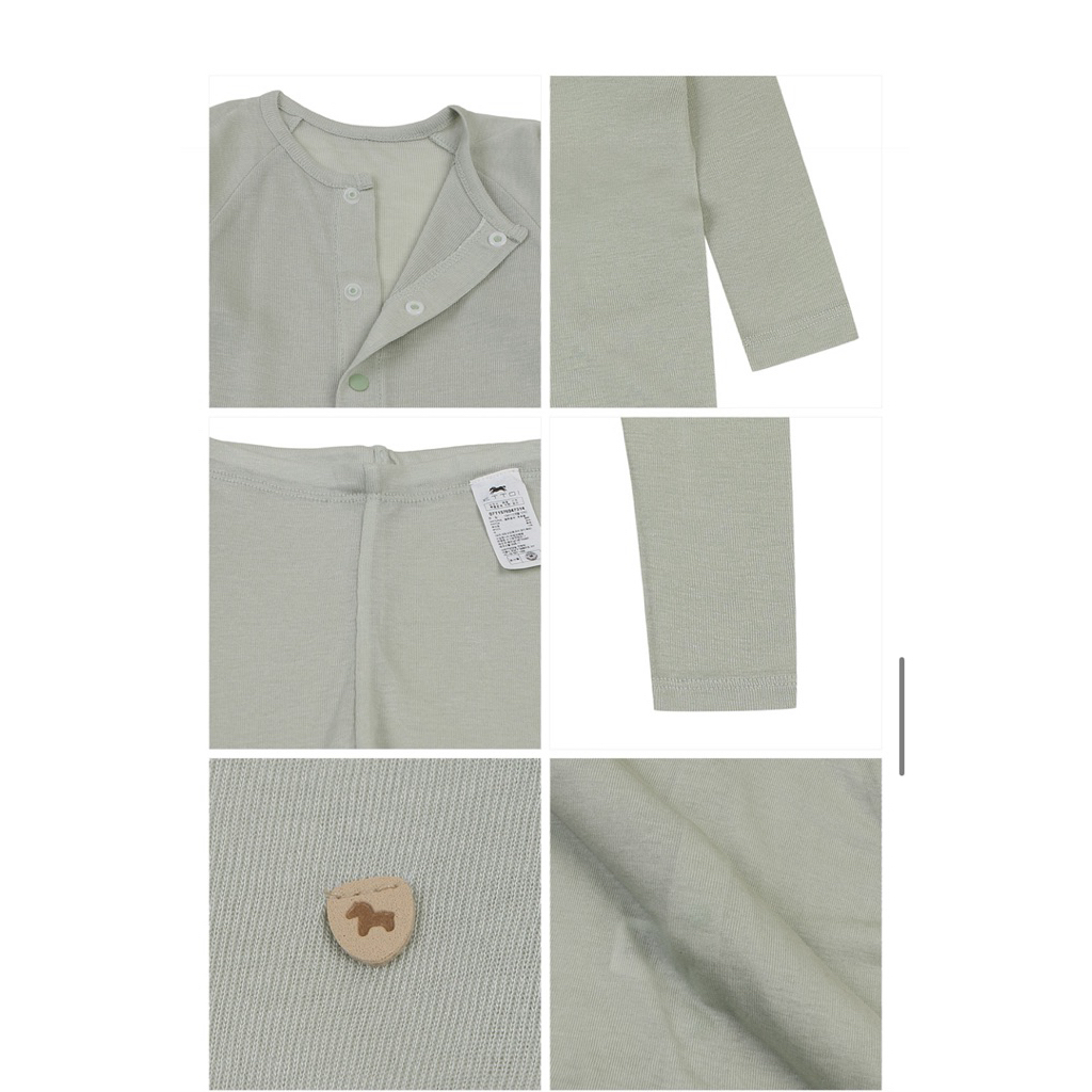 Bộ dài tay E T T O I chất cotton Rayon mềm mỏng mát cho bé