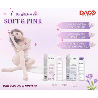 Dung dịch vệ sinh SOFT & PINK Milux (Tím, H/1 chai 150ml)