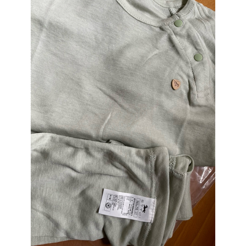 Bộ dài tay E T T O I chất cotton Rayon mềm mỏng mát cho bé