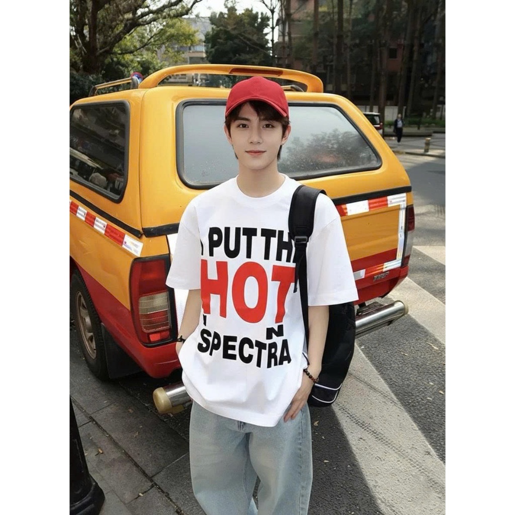 Áo thun Stee Cổ tròn HOT IN Localbrand ICVCVNI Unisex Cotton