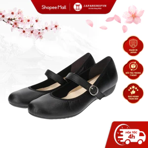 Giày da nữ quai ngang KOSU K-22075 cao cấp siêu nhẹ, cao 2,5cm, kháng khuẩn chống đau mỏi made in Japan