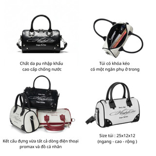 Túi Đeo Chéo Mini Dynamic 98stu Local Brand Chính Hãng Da PU có dây đeo chéo